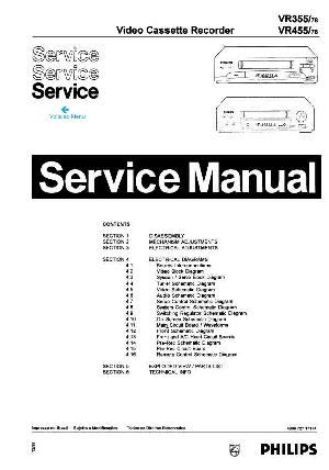 Сервисная инструкция Philips VR-355, VR-455  ― Manual-Shop.ru