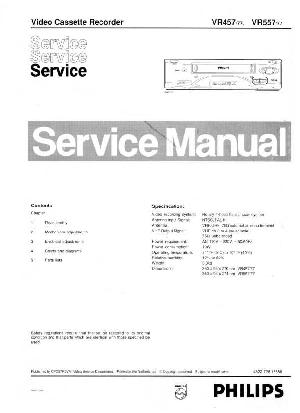 Service manual Philips VR-457, VR-557 ― Manual-Shop.ru