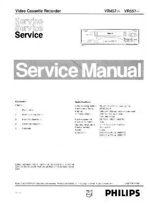 Сервисная инструкция Philips VR-457, VR-557 ― Manual-Shop.ru