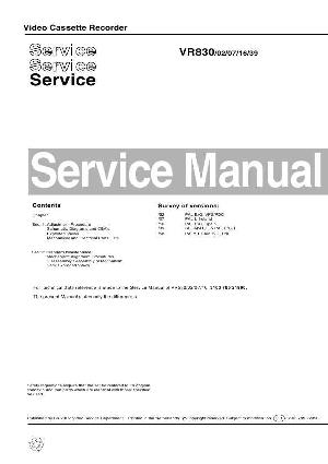 Service manual Philips VR-830  ― Manual-Shop.ru