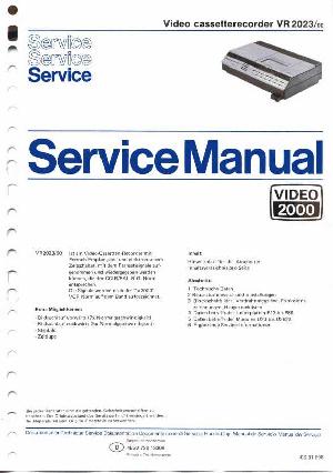 Service manual Philips VR2023 ― Manual-Shop.ru