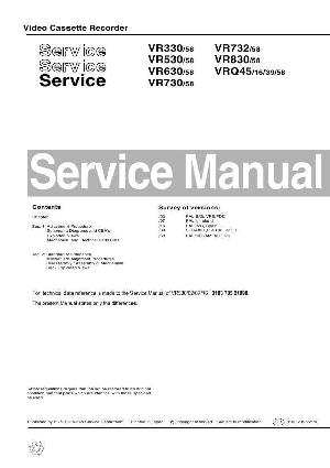 Сервисная инструкция Philips VRQ-45 ― Manual-Shop.ru