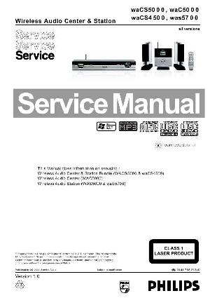 Сервисная инструкция Philips WACS4500, WAC5000, WACS5000, WAS5700 ― Manual-Shop.ru