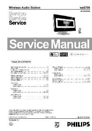 Service manual Philips WAS700 ― Manual-Shop.ru