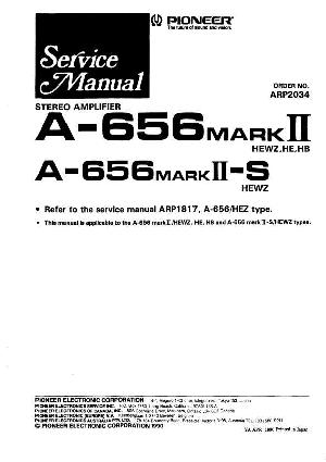 Service manual Pioneer A-656MARKII ― Manual-Shop.ru
