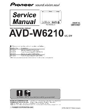 Service manual Pioneer AVD-W6210 ― Manual-Shop.ru