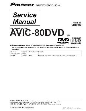 Service manual Pioneer AVIC-80DVD ― Manual-Shop.ru