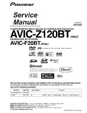 Service manual Pioneer AVIC-F20BT, AVIC-Z120BT ― Manual-Shop.ru