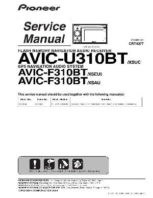 Service manual Pioneer AVIC-F310BT, AVIC-U310BT ― Manual-Shop.ru