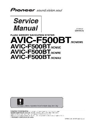 Сервисная инструкция Pioneer AVIC-F500BT ― Manual-Shop.ru