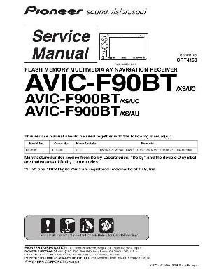 Service manual Pioneer AVIC-F90BT ― Manual-Shop.ru