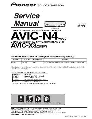 Сервисная инструкция Pioneer AVIC-N4, AVIC-X3 ― Manual-Shop.ru