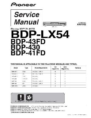 Service manual Pioneer BDP-LX54 ― Manual-Shop.ru