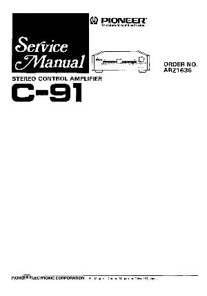 Сервисная инструкция Pioneer C-91 ― Manual-Shop.ru