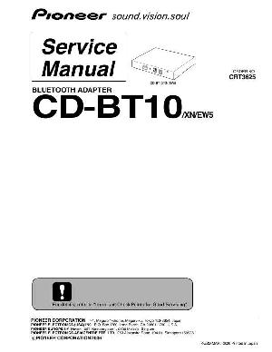 Service manual Pioneer CD-BT10 ― Manual-Shop.ru