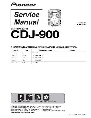 Сервисная инструкция Pioneer CDJ-900 ― Manual-Shop.ru