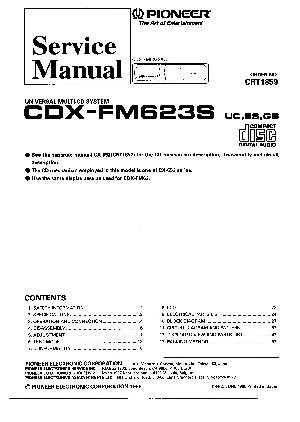 Service manual Pioneer CDX-FM623S ― Manual-Shop.ru