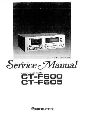Сервисная инструкция Pioneer CT-F600, CT-F605 ― Manual-Shop.ru