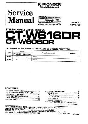 Service manual Pioneer CT-W606DR, CT-W616DR ― Manual-Shop.ru