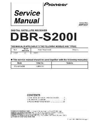 Service manual Pioneer DBR-S200I ― Manual-Shop.ru