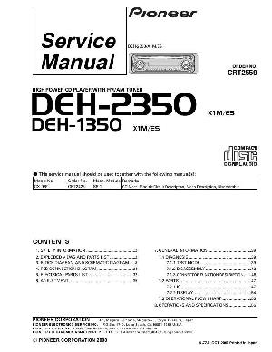 Service manual Pioneer DEH-1350, DEH-2350 ― Manual-Shop.ru