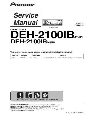 Service manual Pioneer DEH-2100IB ― Manual-Shop.ru