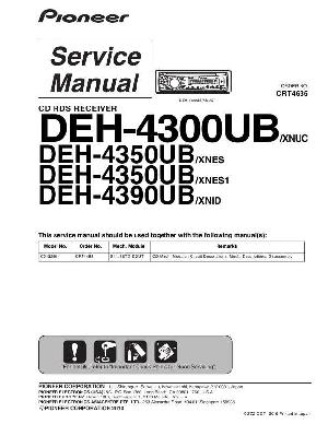 Service manual Pioneer DEH-4300UB, DEH-4350UB, DEH-4390UB ― Manual-Shop.ru