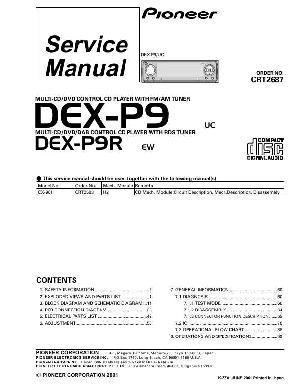 Service manual Pioneer DEX-P9R ― Manual-Shop.ru