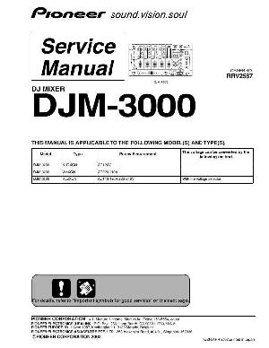 Service manual Pioneer DJM-3000 ― Manual-Shop.ru