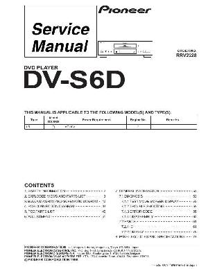Сервисная инструкция Pioneer DV-S6D ― Manual-Shop.ru
