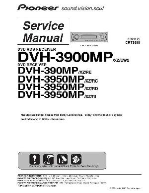 Сервисная инструкция Pioneer DVH-390MP, DVH-3900MP, DVH-3950MP ― Manual-Shop.ru