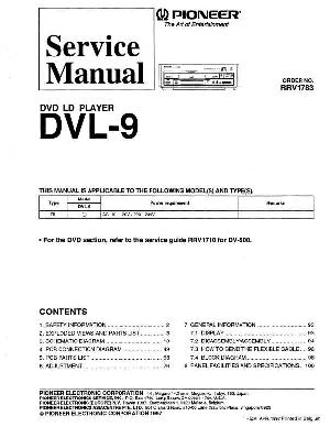 Сервисная инструкция Pioneer DVL-9 ― Manual-Shop.ru