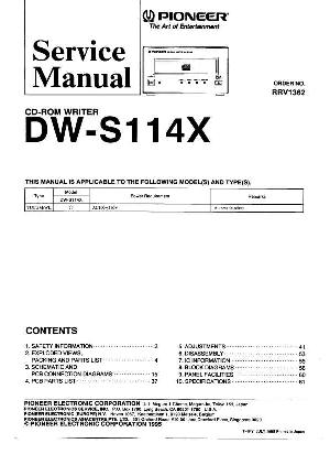 Сервисная инструкция Pioneer DW-S114X ― Manual-Shop.ru