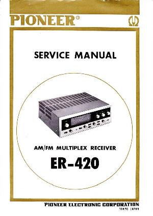 Сервисная инструкция Pioneer ER-420 ― Manual-Shop.ru