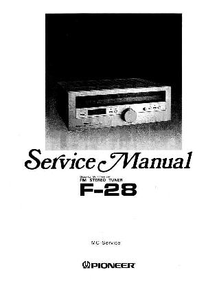 Сервисная инструкция Pioneer F-28 ― Manual-Shop.ru