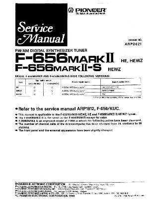 Сервисная инструкция Pioneer F-656MARKII ― Manual-Shop.ru