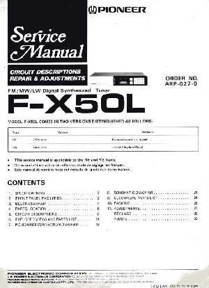 Сервисная инструкция Pioneer F-X50L SCHEMA ― Manual-Shop.ru
