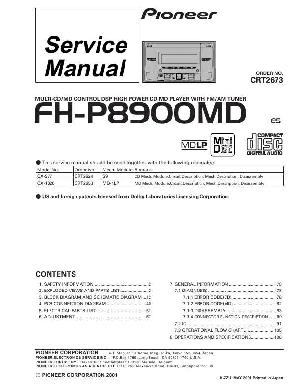 Сервисная инструкция Pioneer FH-P8900MD ― Manual-Shop.ru