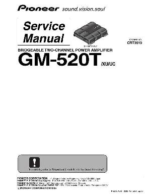 Сервисная инструкция Pioneer GM-520T ― Manual-Shop.ru