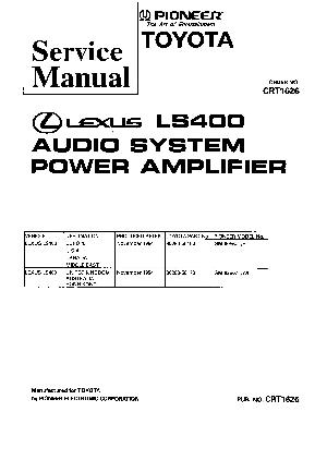 Service manual Pioneer GM-8056, 8256 ― Manual-Shop.ru
