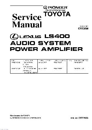 Сервисная инструкция Pioneer GM-9076, 9176 ― Manual-Shop.ru