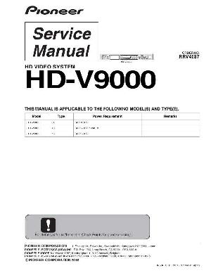 Сервисная инструкция Pioneer HD-V9000 ― Manual-Shop.ru