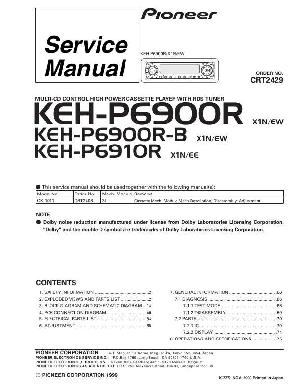 Сервисная инструкция Pioneer KEH-P6900R, KEH-P6910R ― Manual-Shop.ru