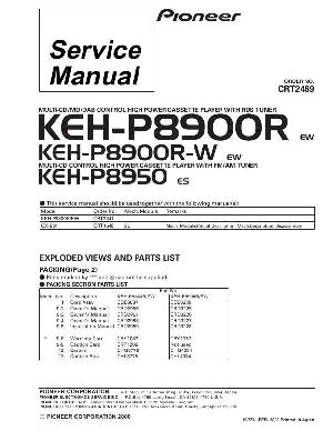 Сервисная инструкция Pioneer KEH-P8900R, KEH-P8950 ― Manual-Shop.ru
