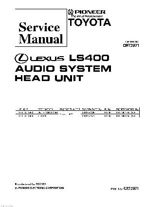 Сервисная инструкция Pioneer KEX-M9076, 9176 ― Manual-Shop.ru