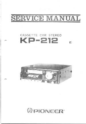 Сервисная инструкция Pioneer KP-212 ― Manual-Shop.ru