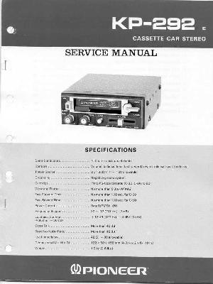 Service manual Pioneer KP-292 ― Manual-Shop.ru