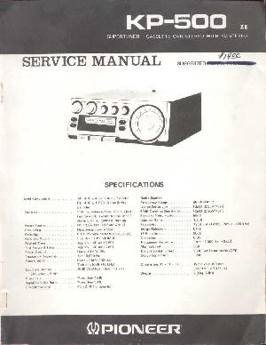Сервисная инструкция Pioneer KP-500 ― Manual-Shop.ru