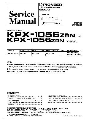 Сервисная инструкция Pioneer KPX-1056 ― Manual-Shop.ru