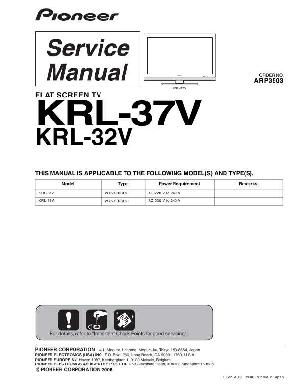 Сервисная инструкция Pioneer KRL-32V, KRL-37V  ― Manual-Shop.ru